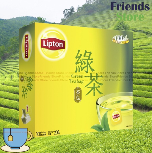 [LT017] リプトン - 中国茶 - 緑茶ティーバッグ 100個