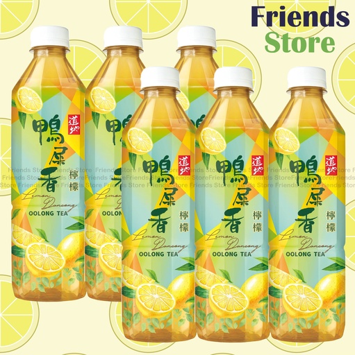 [400280Z] タオティー ボトル入りダックシットレモンティードリンク（500ml x 6）新旧パッケージがランダムに配布されます