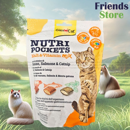 [GM400693] GimCat - 多種維他營養混合貓脆脆夾心 150克