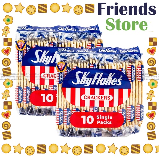 [4130NU] M.Y.San - スカイフレークス ソーダビスケット 10パック (250g x 2) (並行輸入品)