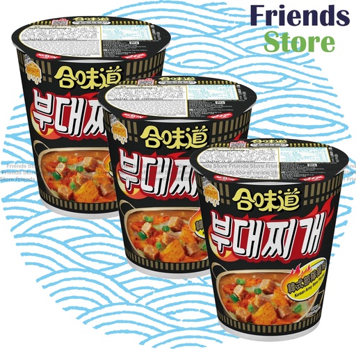 [400114Z85] 日清 - 合味道 小杯麵 韓式部隊鍋味  (75克 X 3)