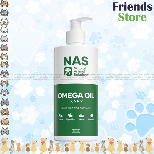 [NAS00008] Natural Animal Solutions - 奧米加369系列貓/狗共用亞麻籽魚油 500ML