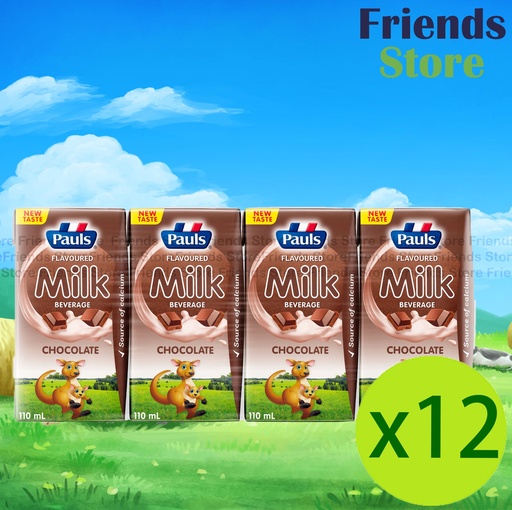 [4004421KF] ポールズ - 【オリジナルボックス】＜ミニパック＞チョコレートミルクドリンク（コーヒー）（110ml×4×12）
