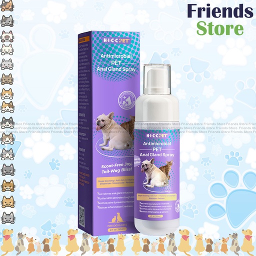 [H913198] HICC PET - 猫と犬の肛門腺ケアスプレー（120ml）