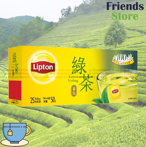 [LT014] リプトン - 中国茶 - 緑茶ティーバッグ 25個