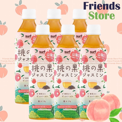 [4130NP] サーフ - ジャパニーズピーチジャスミンティー（500ml×6本）（並行輸入品）