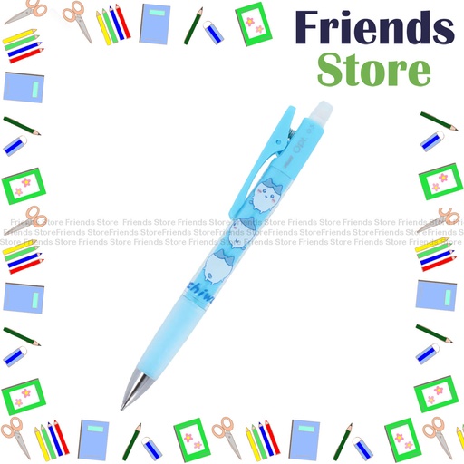 [124057B] PILOT - 日本製Chiikawa系列-Hachiware小八貓 OPT 0.5mm 湖水藍色筆桿鉛芯筆