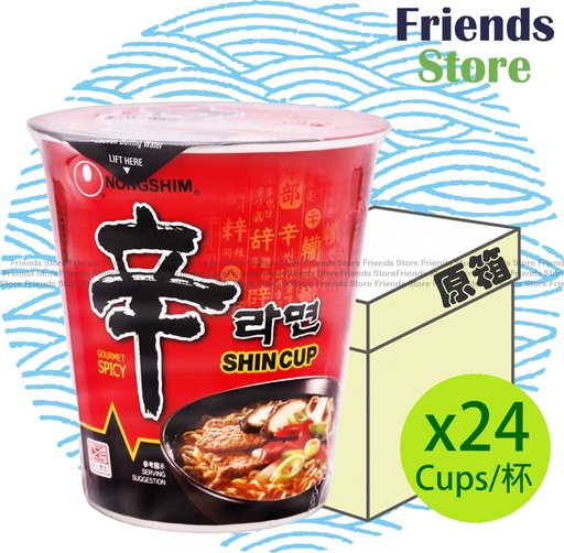 [4000961MF] 農心 - [原箱] 辛辣杯麵 (65克 X 24)