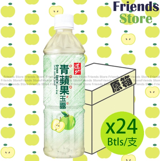 [400269BF] 道地 - [原箱] 青蘋果玉露飲品 (500毫升 X 24)