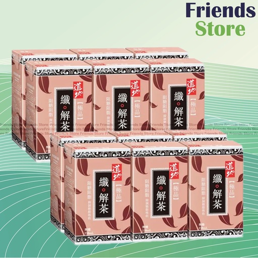 [4002041] 道地 - 紙包裝 極品纖。解茶 (250毫升 X 6 X 2) 新舊包裝隨機發放