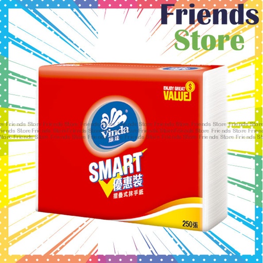 [13038A] Vinda - M-Fold Paper Towel (250s/pack)