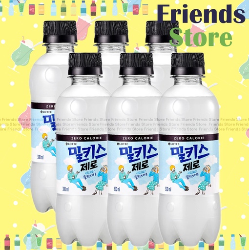 [400790C] Lotte - Bottled Milkis ZERO (300ml X 6)