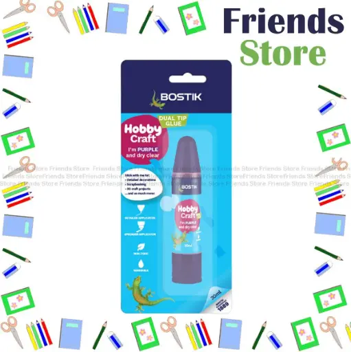 [140571F] Bostik - Dual Tip Glue (30ml X 1)