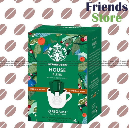[4NES1N] スターバックス – Origami™ ハウスブレンド ドリップバッグコーヒー（4袋入り／箱）