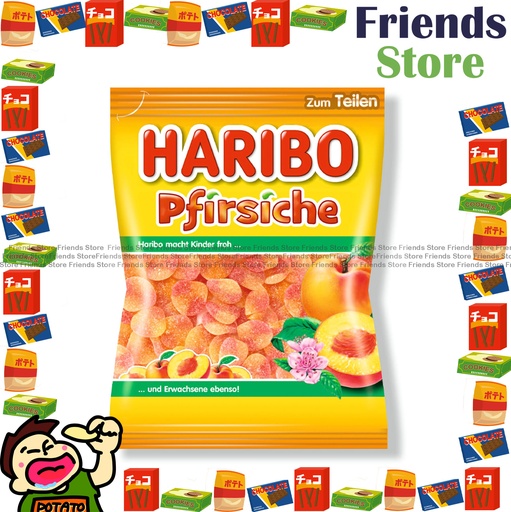 [4124A1D] HARIBO - ピーチ キャンディ（175g）【並行輸入品】