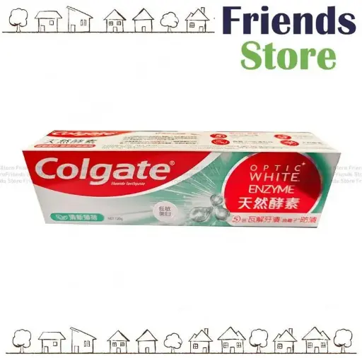 [COL007] Colgate - Optic White Enzyme Low Sensitive Whitening Toothpaste (Mint Flavor)