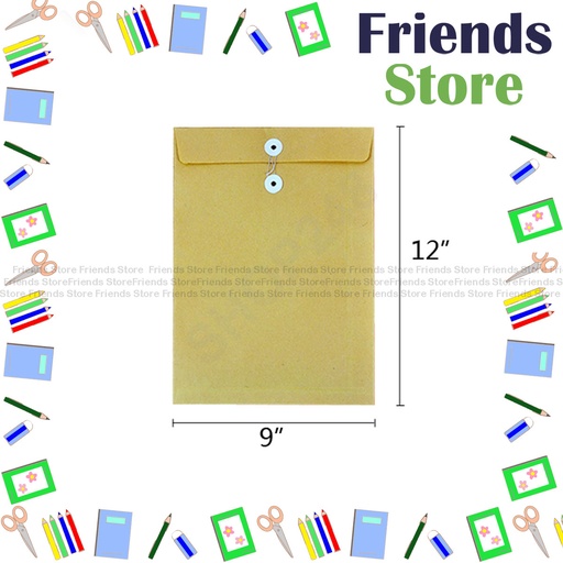 [21008] 9"X 12" Kraft Paper Bag (10/pack X 2)