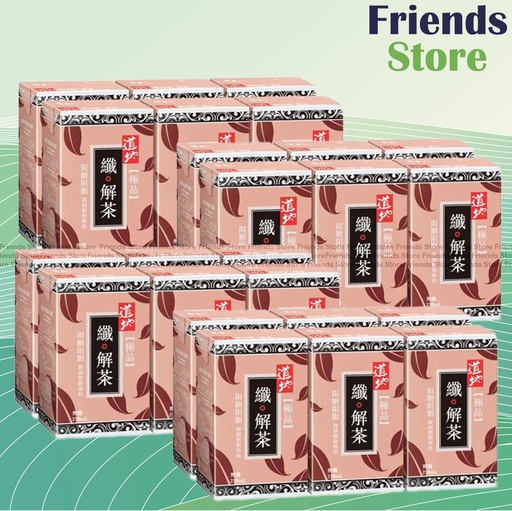 [4002041F] タオティー 【オリジナルボックス】紙包装、最高級繊維。Jiecha（250ml x 6 x 4）新旧パッケージがランダムに配布されます