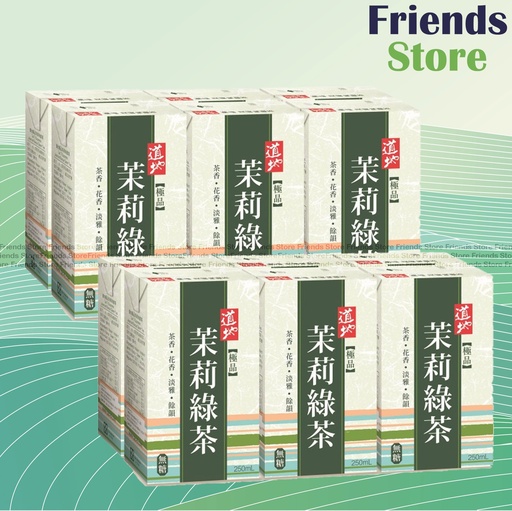 [4002102] タオティー 紙包装 ジャスミン緑茶ドリンク (250ml x 6 x 2)