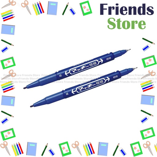 [124005] Zebra 斑馬牌 - 小嘜奇 Ex-Mckee Marker (MO-120-MC) Blue X 2