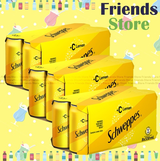 [400404F] 玉泉 - 【オリジナルボックス】缶入り+Cスパークリングレモンドリンク（330ml×8本×3）
