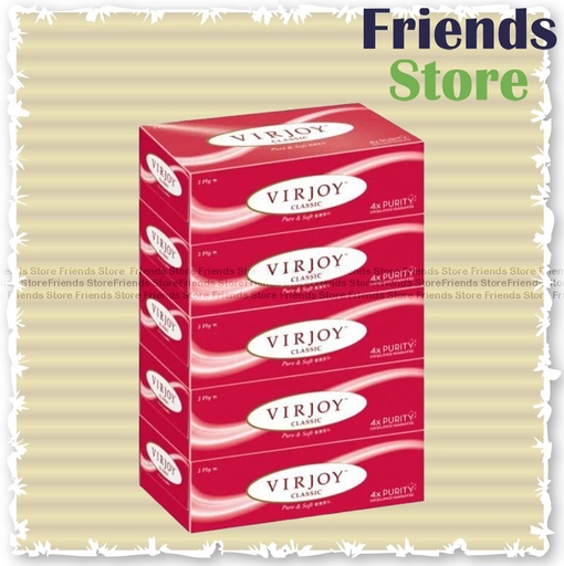 [130210] VIRJOY - Super Soft Boxed Facial Tissue (5 boxes)