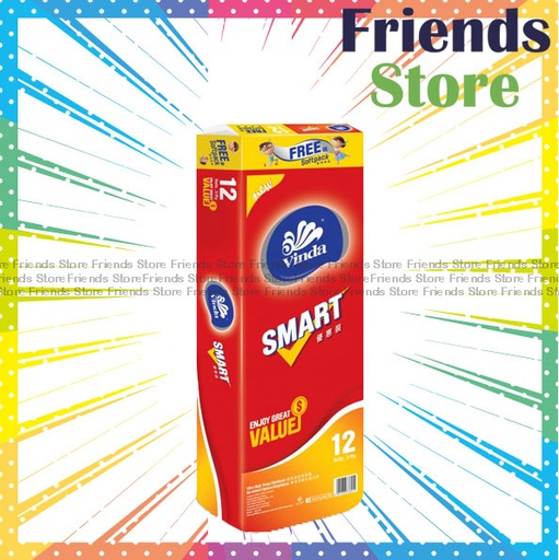 [13038] Vinda - Bathroom Roll Tissue (10+2 Rolls)