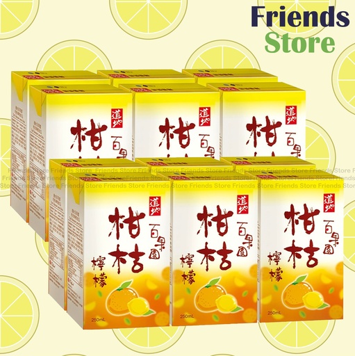 [4000754] タオティー 紙包装 パゴダ オレンジレモン (250ml × 6 × 2)