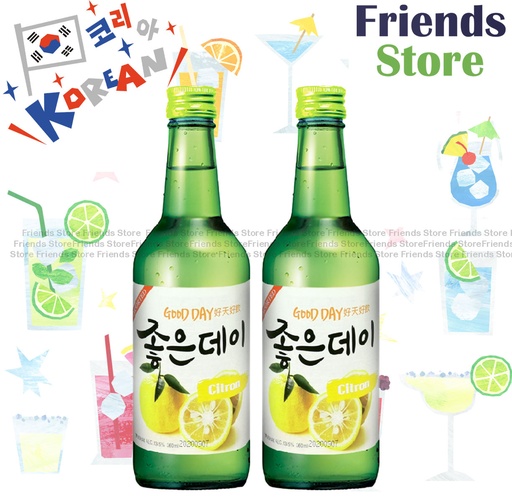 [400530] Muhak - Muhak Fruit Soju (Citron Flavor) (360ml X 2)