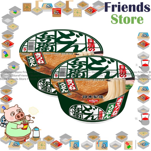 [400114H] Nissin - [Bowl] Donbei Bowl Kitsune Udon (95g X 2)