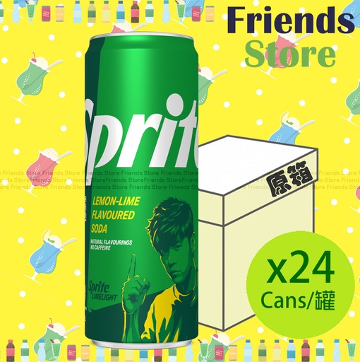 [400168HF] Sprite - [Full Case] "Tall Can" Lemon and Lime Flv Soda (330ml X 24) New/old packing randomly distrubuted