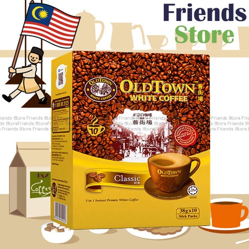 [4126D903] OLDTOWN - Boxed White Coffee 3in1 Classic (35gx10s) 經典白咖啡  (Parallel Imported Goods) (Random packaging)