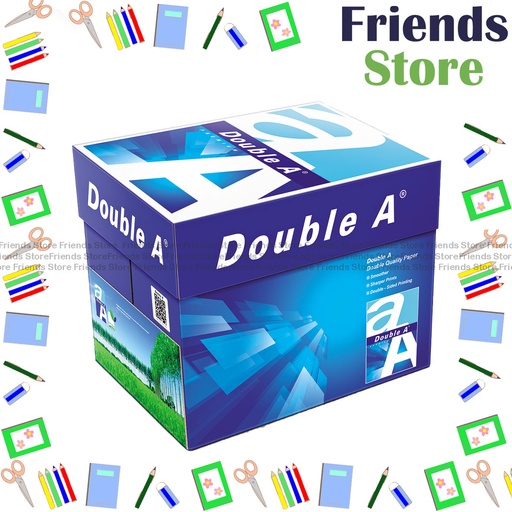 [17001] Double A - [Full Case] Double A Copy Paper 80gsm A4 (5packs/box)
