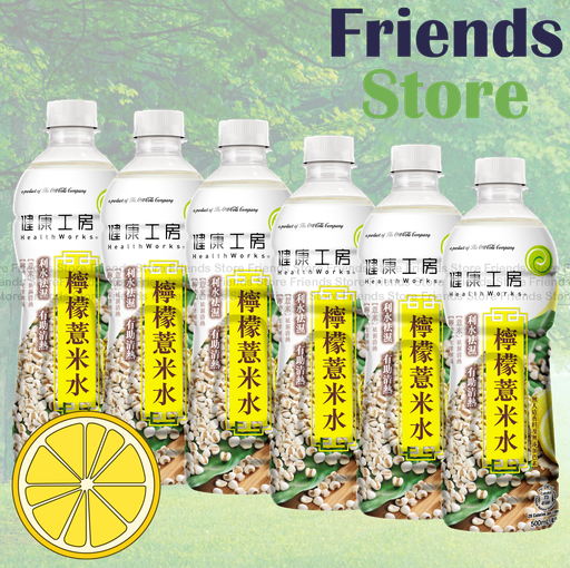 [400302_6B] HealthWorks - 6 Bottles Lemon Yiyiren Drink (500ml X 6)