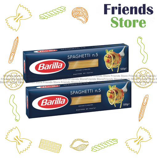 [4122H] Barilla - Italy Spaghetti N.5 (500g X 2) New/old packing randomly distrubuted   (Parallel Imported Goods)