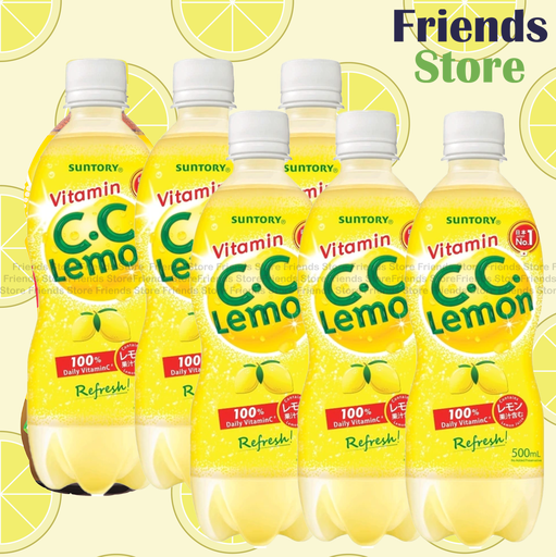 [40001754B] Suntory - Bottled C.C. Lemon （膠樽裝）(500ml X 6)BBD:on/after 10 OCT 2025
