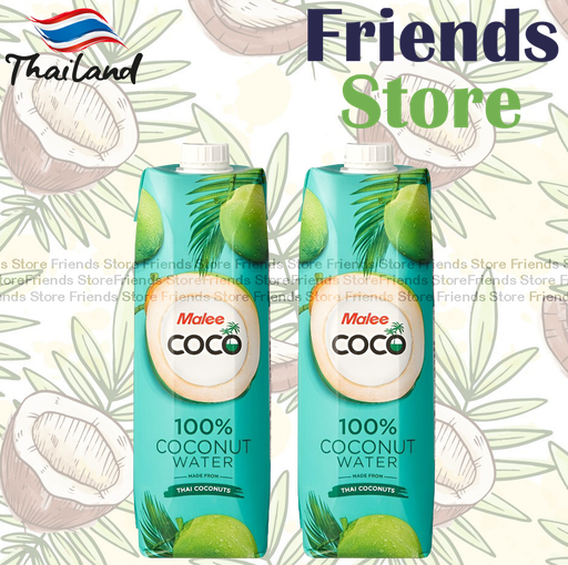 [4121N1] Malee - 100% Coconut Water 家庭裝 (1000ml X 2)  (Parallel Imported Goods)