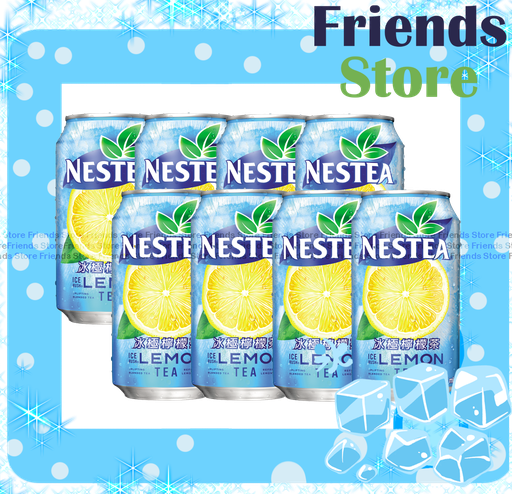 [4000131A] Nestlé - Canned Ice Rush Lemon Tea  (315ml X 8)BBD:on/after 1 SEP 2025