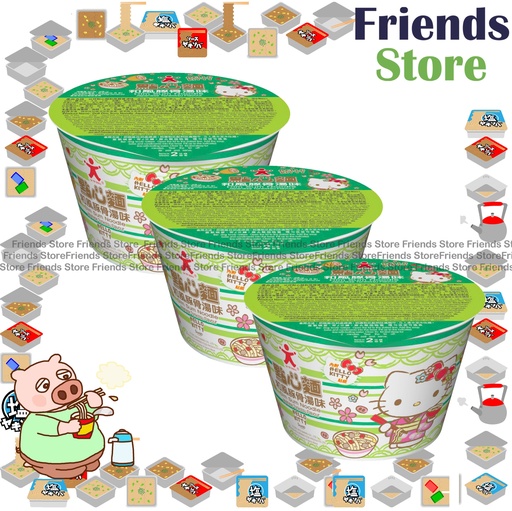 [400N9V] DOLL DIM SUM - Dim Sum Noodle Japanese Tonkotsu Flavour (36g X 3)