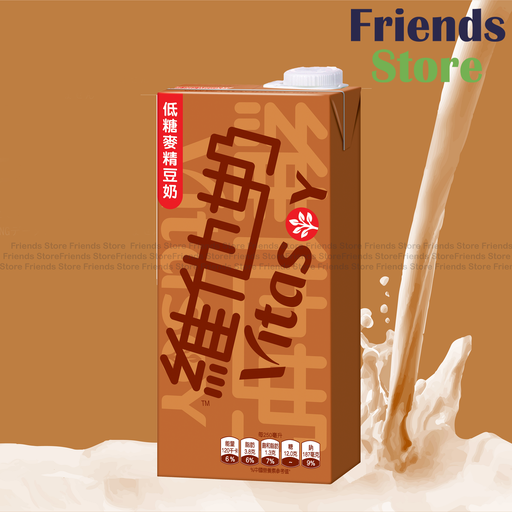[4001093C] Vitasoy - [家庭裝 大支] Low Sugar Malted Vitasoy 麥精(1000ml)