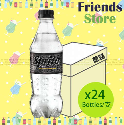 [4007591GF] Sprite - [Full Case] 膠樽裝 (No Sugar) Lemon-Lime Flavoured Soda Drink (500ml X 24) 