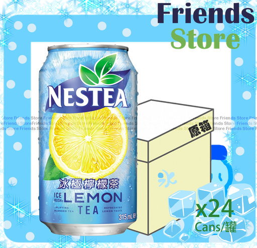 [4000131] Nestlé - [Full case] Canned Ice Rush Lemon Tea  (315ml X 24)BBD:on/after 1 SEP 2025