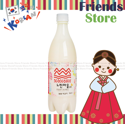 [4005273] JINRO - Slow Village - Korean Makkeoli (750ml X 1)