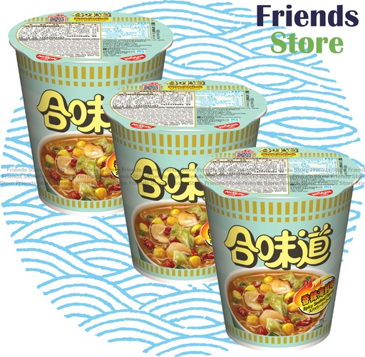 [400114Y] Nissin - Regular Cup Noodles Spicy Seafood Flavour (75g X 3) Best Before Date: 1 SEP 2025 or after