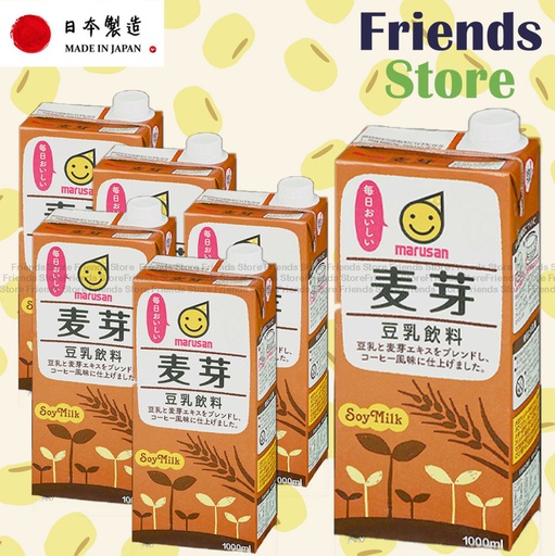 [4123A_1] marusan - [Full Case] Marusan丸山 Mugime Tonyu (1000ml x 6)  (Parallel Imported Goods)