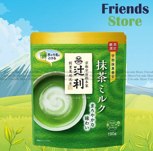 [4125C] TSUJIRI - Instant Matcha Milk (190g)  (Parallel Imported Goods)