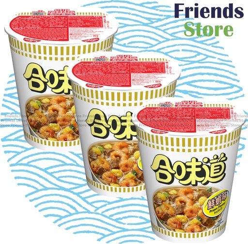 [400114U] 日清 - 合味道 小杯麵 鮮蝦味 (75克 X 3) 最佳食用日期:2025年10月10日或之後