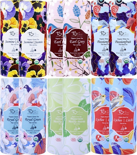 [400800A] Touch Organic - 有機茶包 (全餐組合) (6種口味 X 2)