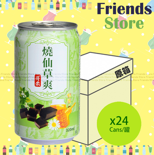 [400493_BF] Lucky Me - [Full Case] Grass Jelly Tea (320ml X 24)