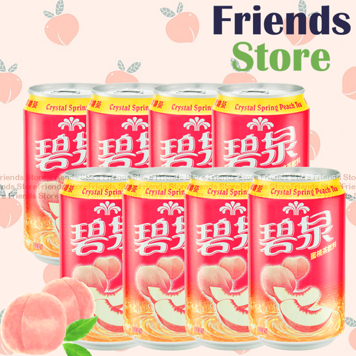 [4007592J1] Crystal Spring - Peach Tea Drink 蜜桃茶(330ml X 8)